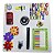 Painel Sensorial Infantil Educativo Placa Busyboard Brinqued Branco - Imagem 5