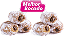Mini Donuts Chocolate 90g Melhor Bocado Cx.6 Unid. - Imagem 1