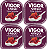 Kit 4 Iogurte Grego Frutas Vermelhas 90g Vigor - Imagem 1