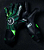 Luva de Goleiro Profissional N1 Zeus - Imagem 4