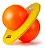 POGOBOL AMARELO/LARANJA - Imagem 1