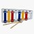XILOFONE COLORIDO DE BARRAS - MDF E ALUMINIO - PVC ENC. - Imagem 1