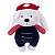 PELUCIA COELHO PIRATA ZIP - Imagem 1