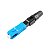10 Pçs Conector Fibra Optica SC/PC Fast Rápido Ftth Azul - Imagem 5