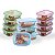 Conjunto 12 Potes Vidro Hermético Marmita Mantimentos 640ml - Imagem 1