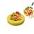 Conjunto 12 Pratos Melamina Fundo 25cm Amarelo Restaurante - Imagem 5