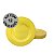 Conjunto 12 Pratos Melamina Fundo 25cm Amarelo Restaurante - Imagem 3