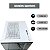 Gabinete Gamer Cubo Branco Aqua White Lateral Frente Vidro - Imagem 3