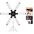 Iluminador Ring light Tubular 120W + Suporte Celular Bicolor - Imagem 1