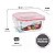 Kit 12 Potes Vidro Hermético Trava Quadrado 520ml Marmita - Imagem 4