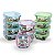 Kit 12 Potes Vidro Hermético Trava Quadrado 520ml Marmita - Imagem 1