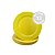 Kit 12 Pratos Melamina Raso 25cm Amarelo Buffet Restaurante - Imagem 5