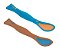 Kit 2 un Colher de Silicone p/ Bebê +9meses Livre de BPA - Imagem 2