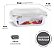 Kit 3 Potes Vidro Hermético Marmita Fitness 370 640 1040 ml - Imagem 2