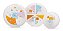 Kit 3 Pratinhos Nhac Nhac Pet Buddies Bb1110 Multikids - Imagem 1
