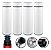 Kit 4 Garrafas Térmicas Aço Inox Termômetro Led Digital - Imagem 1