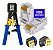 Kit C/ 1000 Conector Vazado Cat5 + Alicate RJ45 Cabo de Rede - Imagem 1