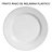 Kit Jogo 12 Pratos Branco de Melamina 25cm Buffet Hotel Raso - Imagem 4