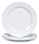 Kit Jogo 12 Pratos Branco de Melamina 25cm Buffet Hotel Raso - Imagem 6
