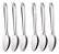 Kit Jogo Colher de Sopa Inox 6pç Inox Aço Restaurante Buffet - Imagem 5