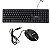 Kit Teclado Mouse Ktrok Office C/ Fio USB.2 ABNT2 Ergonômico - Imagem 1