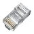 Pacote c/ 1000un Conector RJ45 Cristal 8P8C Cat5 Ethernet - Imagem 4