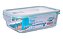 Pote de Vidro Hermético Marmita 1040ml Microondas Retangular - Imagem 3