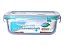 Pote Hermético Vidro Marmita 640ml Microondas Retangular - Imagem 2