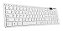 Teclado Mouse Kit Home Office Sem Fio Branco Exbom BK-S1000 - Imagem 2