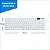 Teclado Mouse Kit Home Office Sem Fio Branco Exbom BK-S1000 - Imagem 6
