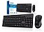 Teclado Mouse Kit Home Office Sem Fio Preto Exbom BK-S1000 - Imagem 1