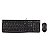 Kit Teclado e Mouse Logitech Mk120 USB Com Fio Português Brasil Preto ABNT 2 - Imagem 1