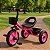 Triciclo Rosa Infantil C/ Cestinha Buzina Pedal Zippy Toys - Imagem 4