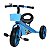 Triciclo Infantil Escolar Azul C/ Buzina Cestinha 80cm - Imagem 1