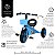 Triciclo Infantil Escolar Azul C/ Buzina Cestinha 80cm - Imagem 3