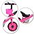 Triciclo Infantil Escolar Rosa C/ Buzina Cestinha 80cm - Imagem 6