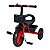 Triciclo Infantil Vermelho com Cestinha e Buzina Zippy Toys Brinquedo Divertido para Criança - Imagem 1