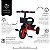Triciclo Infantil Vermelho com Cestinha e Buzina Zippy Toys Brinquedo Divertido para Criança - Imagem 2