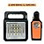 Conjunto Solar Portátil de Emergência C/ Painel Solar 6V 4W, 3 Lâmpadas LED e Rádio FM Urbantek - Imagem 3