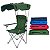 Cadeira Camping Praia Pesca Portátil Dobrável Com Teto e Porta Copos Suporta até 150Kg - Imagem 1