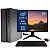 Computador Slim Intel i3 6ª Geração Ram 8GB SSD 512GB Windows 11 Completo Monitor 19" e Kit Office - Imagem 1