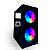 Gabinete Gamer Ktrok KT-15 Mini Tower, M-ATX, C/2 FANS, Sem fonte, Preto - Imagem 2