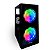 Gabinete Gamer Ktrok KT-15 Mini Tower, M-ATX, C/2 FANS, Sem fonte, Preto - Imagem 3