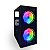 Gabinete Gamer Ktrok KT-15 Mini Tower, M-ATX, C/2 FANS, Sem fonte, Preto - Imagem 1