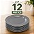 Kit Pratos Rasos 25cm Melamina Cinza para Buffet Restaurante Hotel - Imagem 3