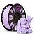 Filamento PLA Lilás Macaron Velvet High Speed Premium - 1Kg - Imagem 1