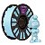 Filamento PLA Azul Macaron Velvet High Speed Premium - 1Kg - Imagem 1