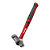 Martelo Bola Cabo de Fibra 1000g Ferramenta Profissional - TOOLS WORLD - MTX - Imagem 3