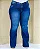 Calça Jeans Flare Feminina Plus Size 24384 Escura - Imagem 2