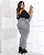 Calça Jeans Feminina Mom Plus Size Básica com Elastano 00229 Escura 002292012 - Imagem 5